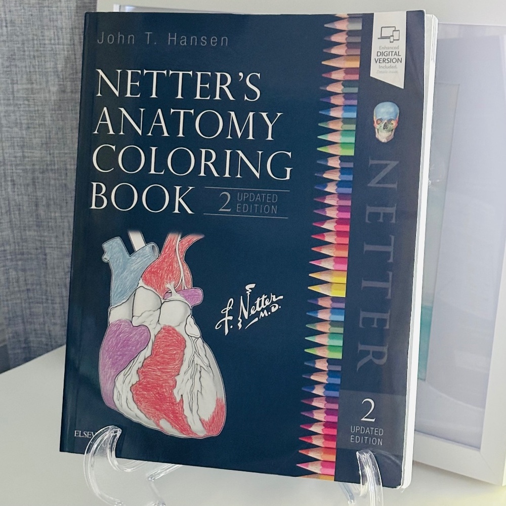 NEW Netter's Anatomy Coloring Book John T Hansen Updated Edition Paperback